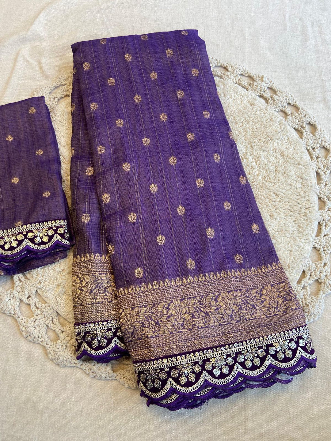 Aromatic Flame Designer Banarasi Silk Saree