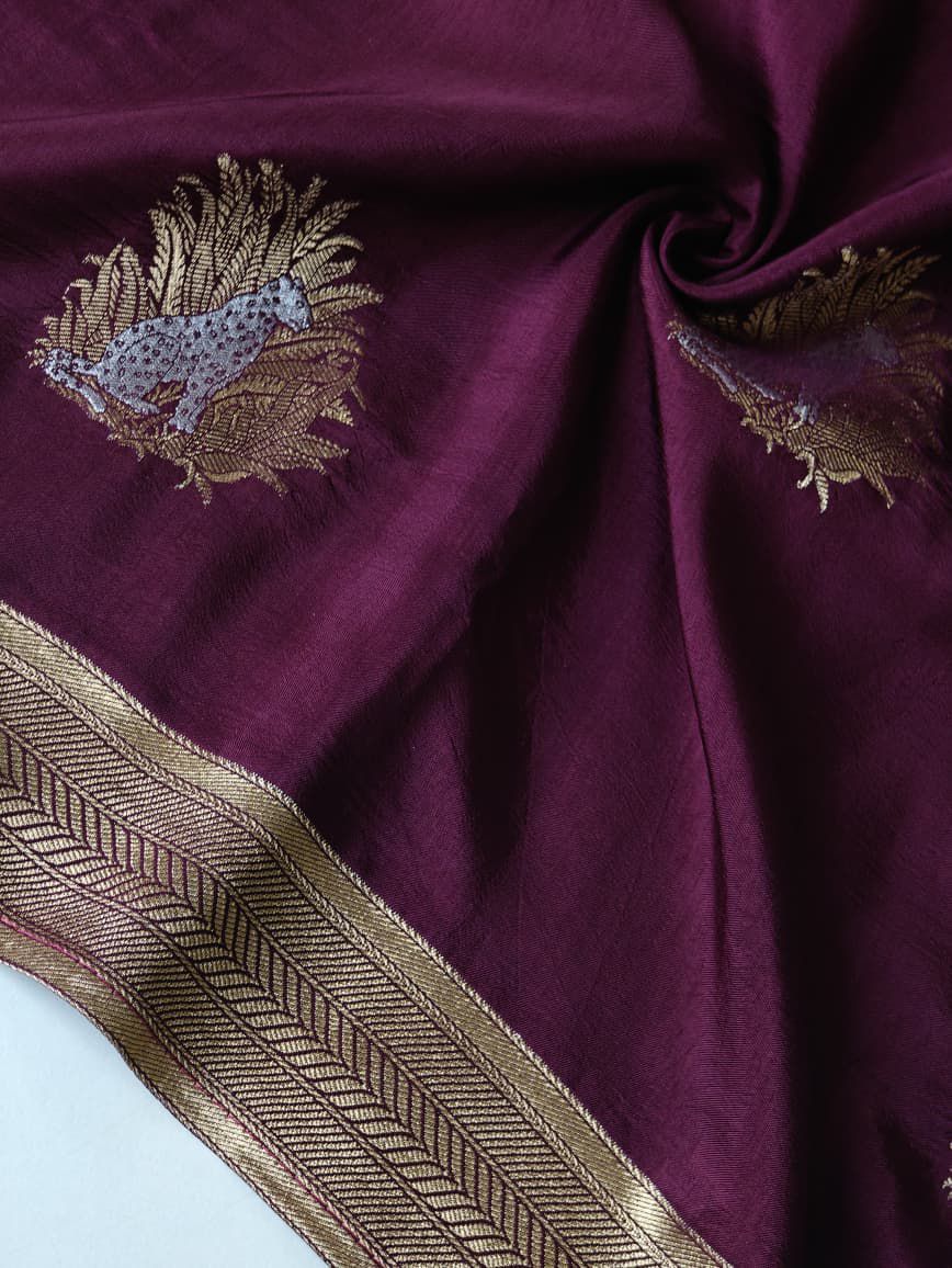 Wild Elegance Fancy Silk Saree