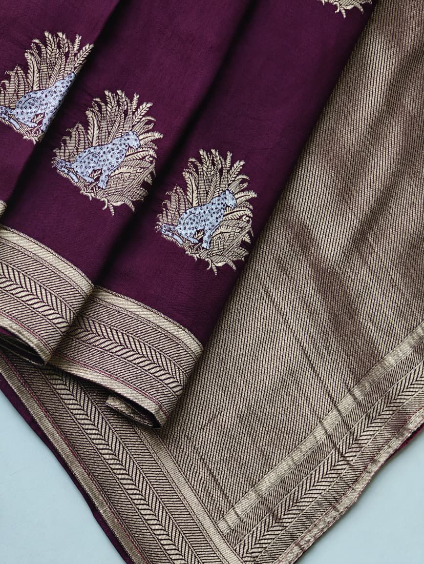 Wild Elegance Fancy Silk Saree