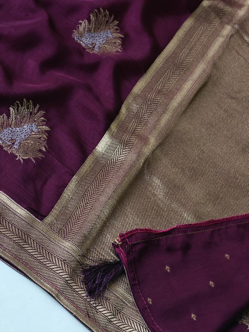 Wild Elegance Fancy Silk Saree