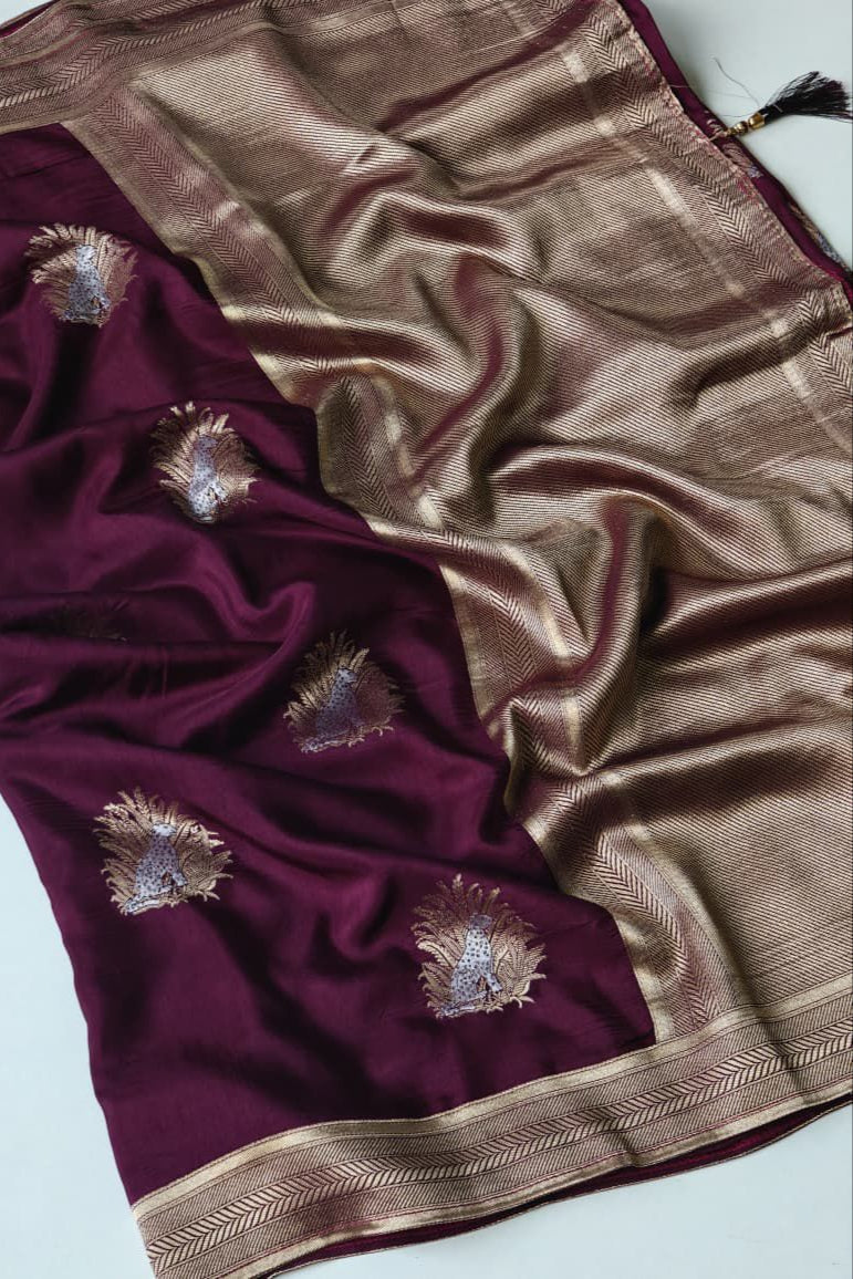 Wild Elegance Fancy Silk Saree