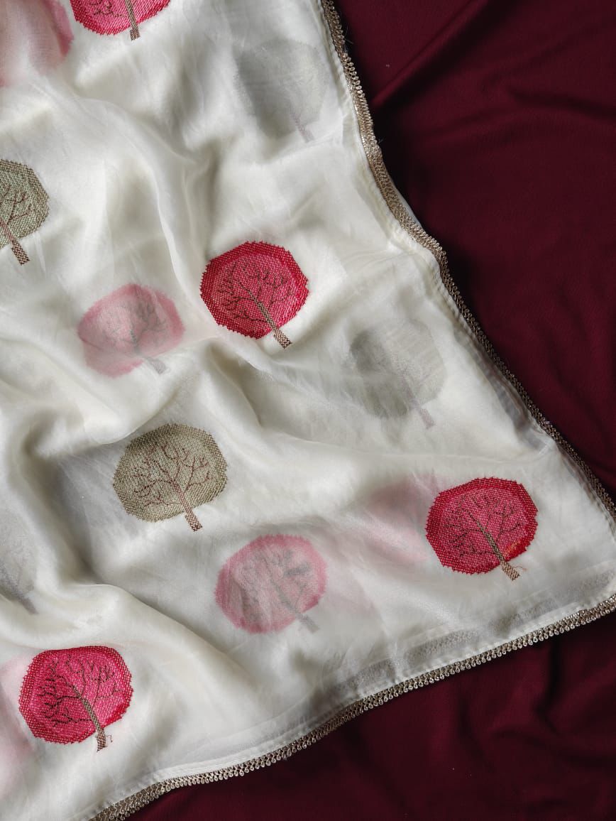 Exotic Drape Satin Georgette Silk Saree