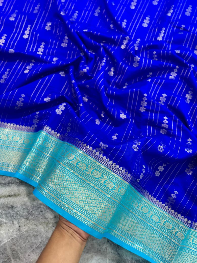 Beautiful Night Banarasi Silk Saree