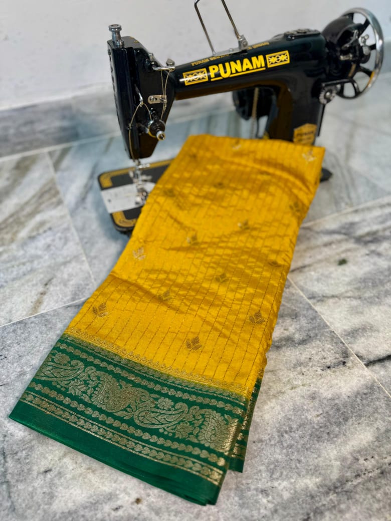 Beautiful Night Banarasi Silk Saree