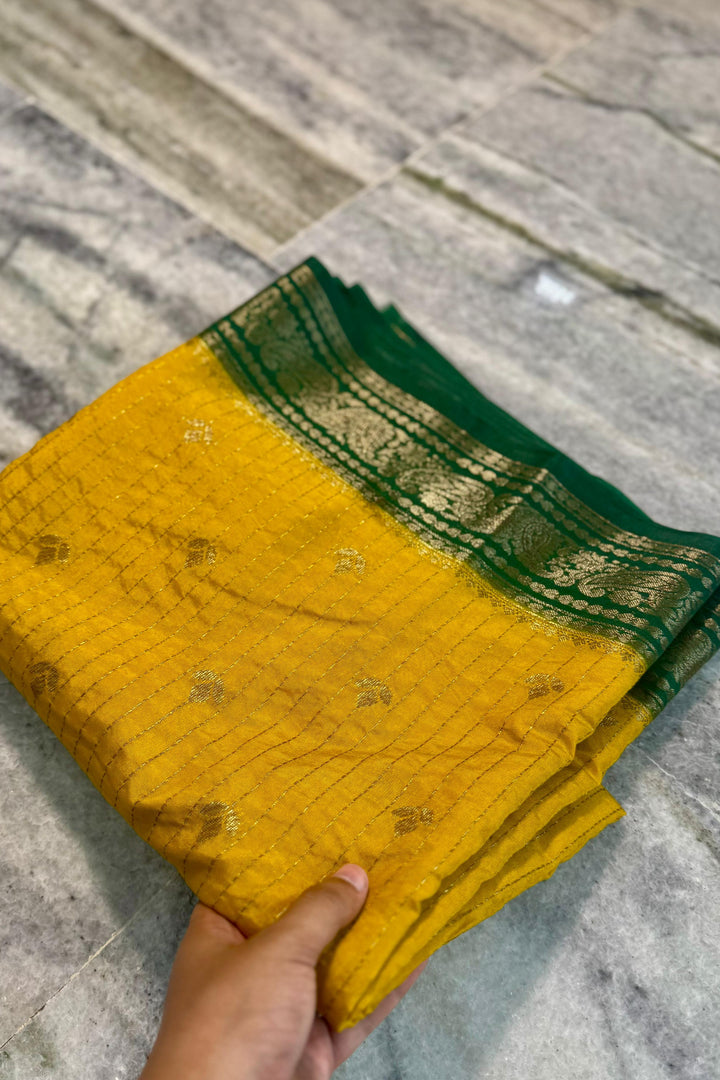 Beautiful Night Banarasi Silk Saree