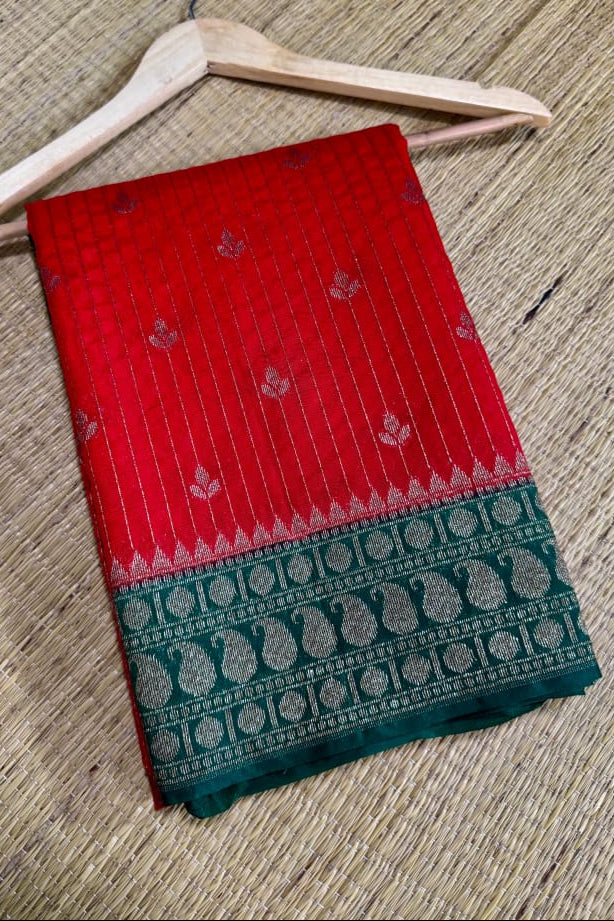 Beautiful Night Banarasi Silk Saree