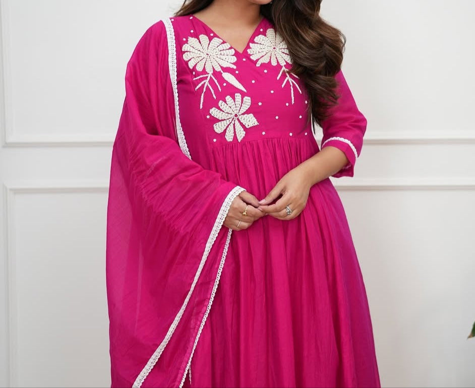 Art in Motion Cotton Kurti Set