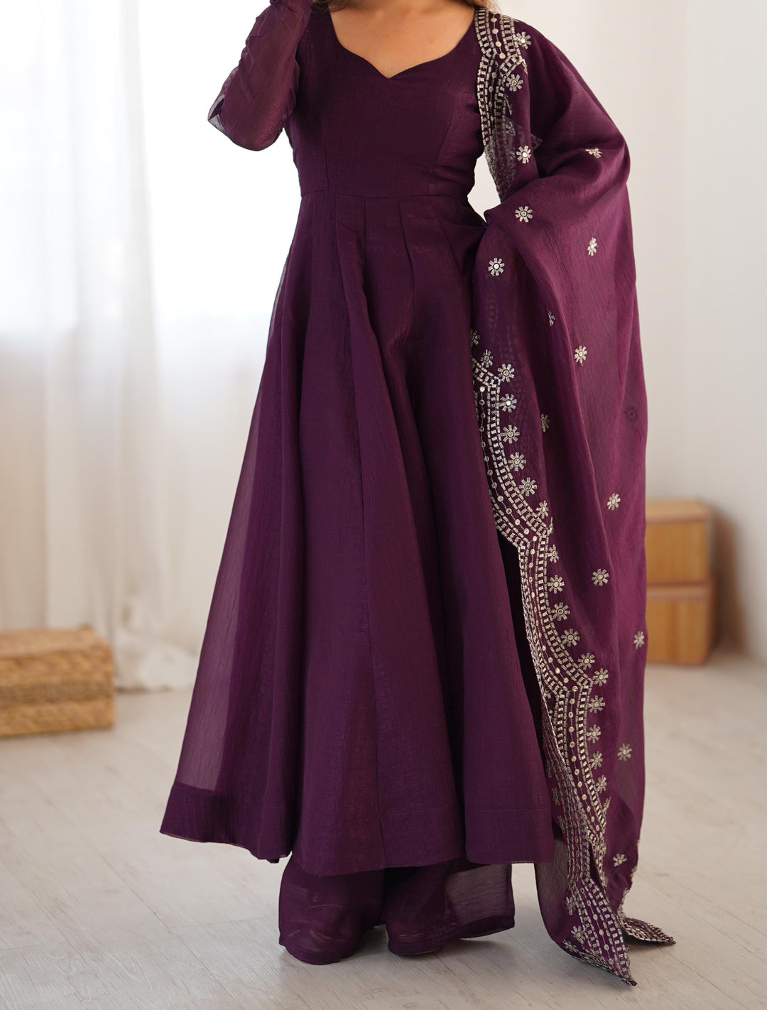 Nectar Wish Fancy Silk Gown Set