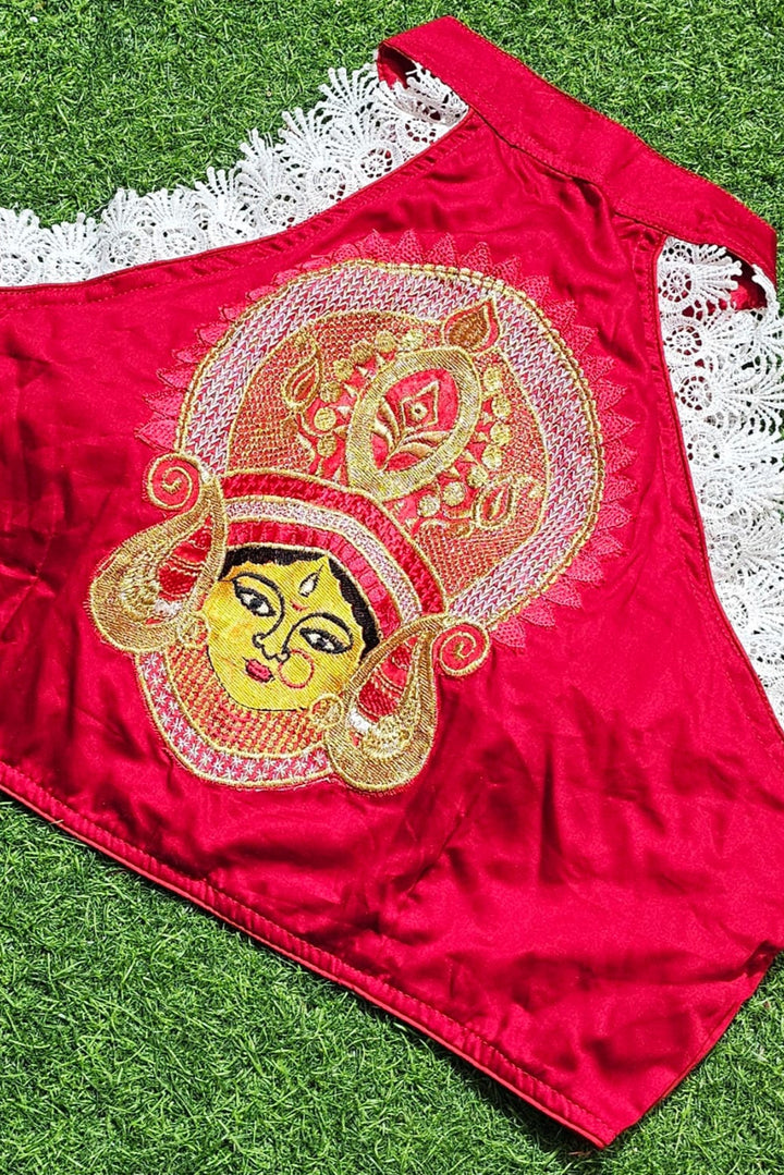 Pushpanjali (পুষ্পাঞ্জলি) Designer Blouse For Durga Puja