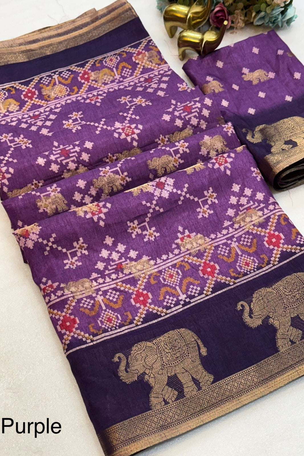 Musical Essence Dola Silk Saree