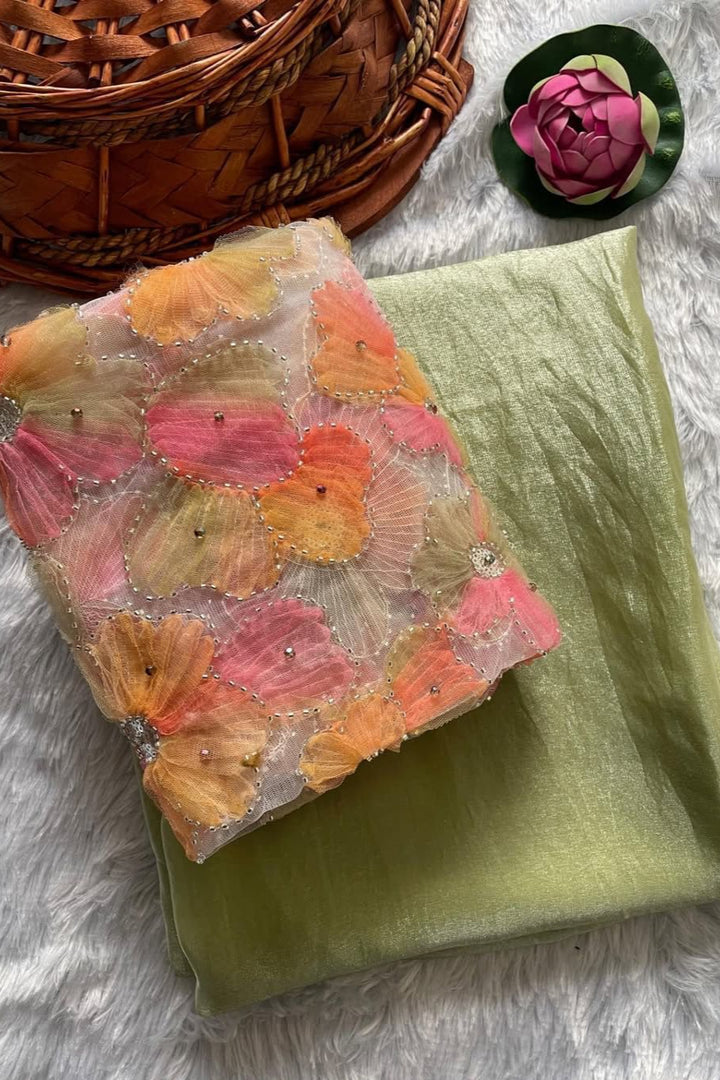 Prosper Weave Fancy Silk Saree