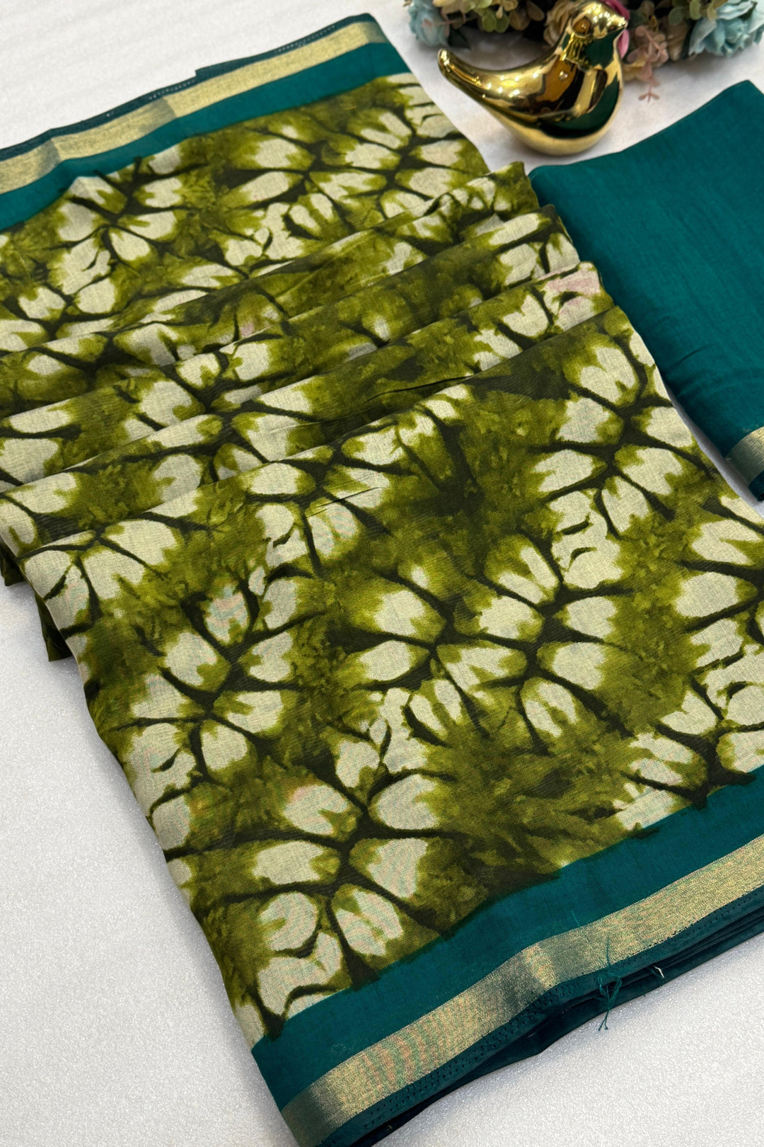 Ethnic With Modern Mangalagiri Silk Saree