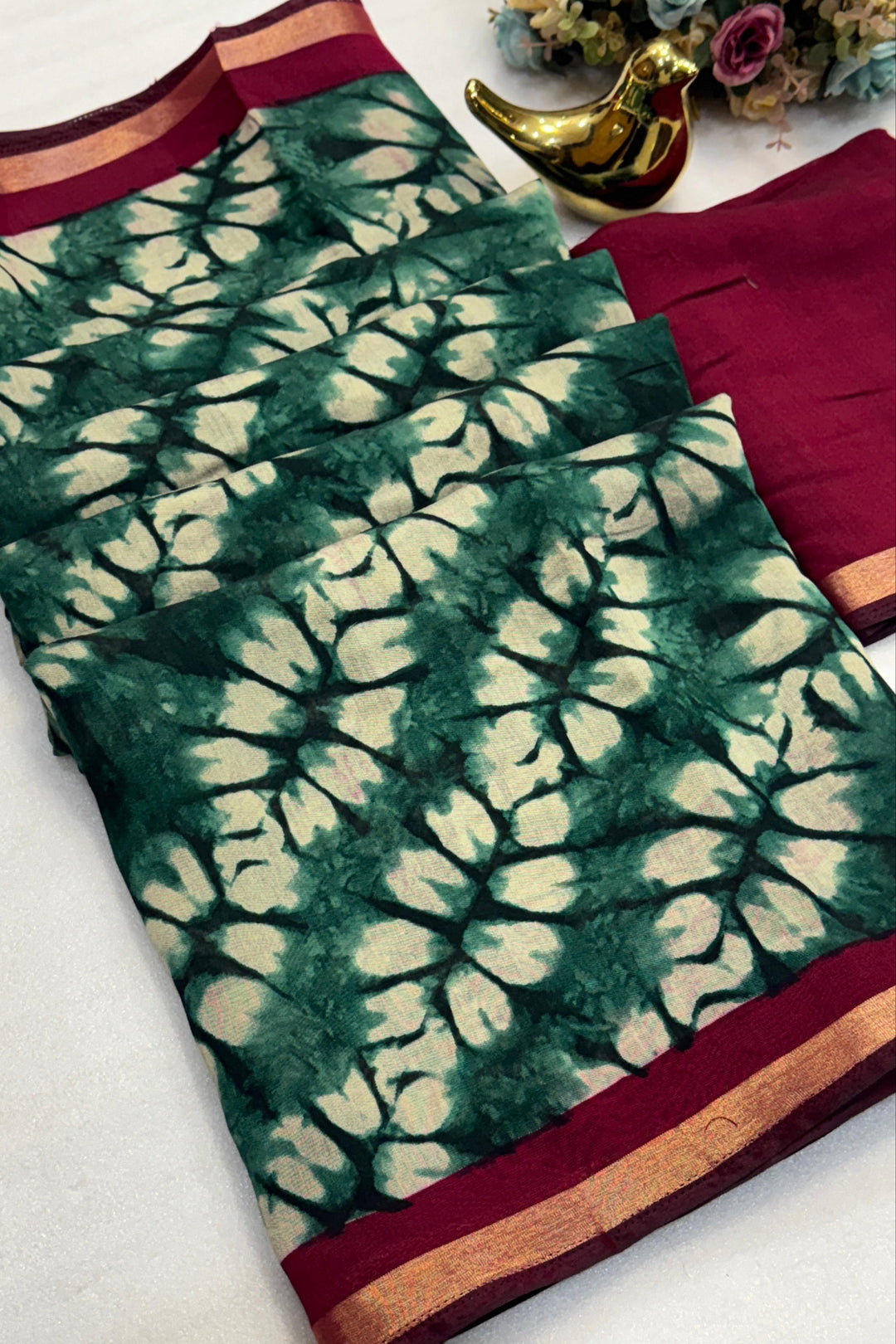 Ethnic With Modern Mangalagiri Silk Saree
