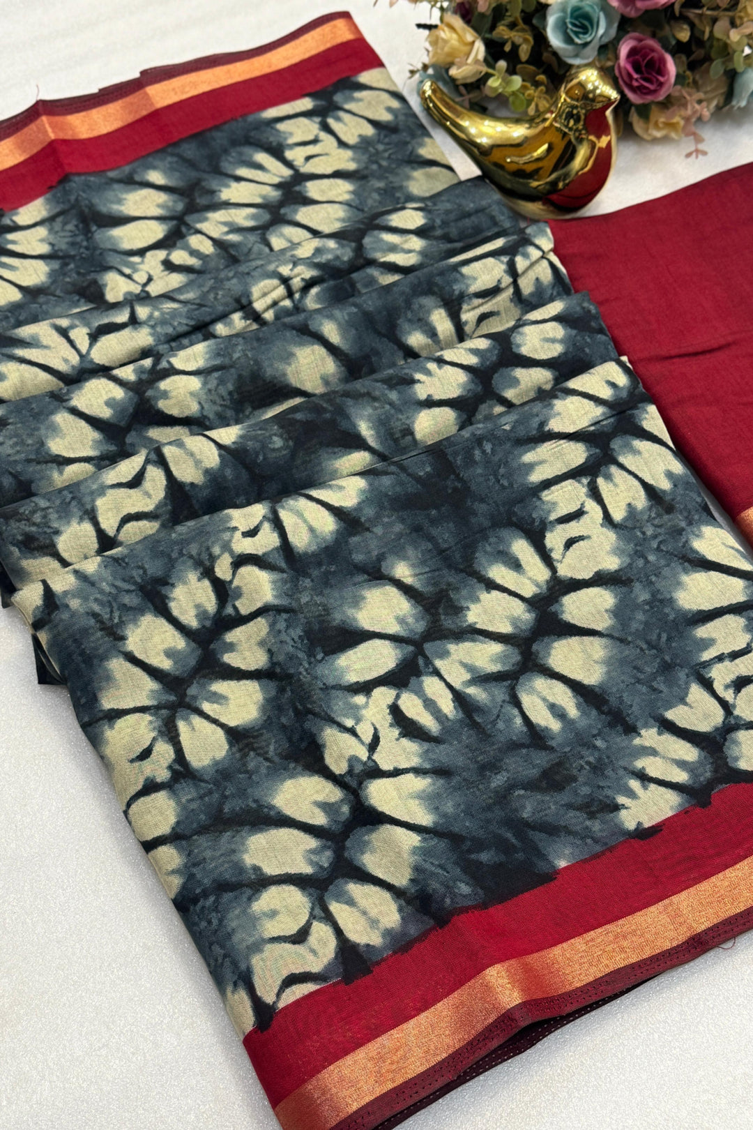 Ethnic With Modern Mangalagiri Silk Saree