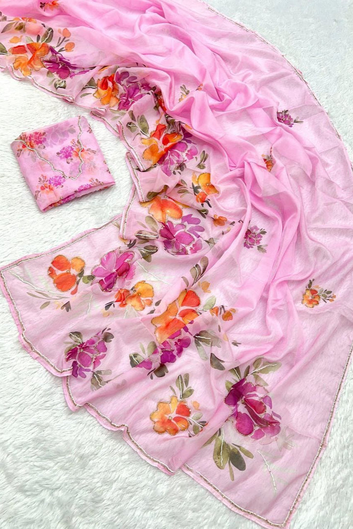Tales in the Wind Tabby Silk Saree