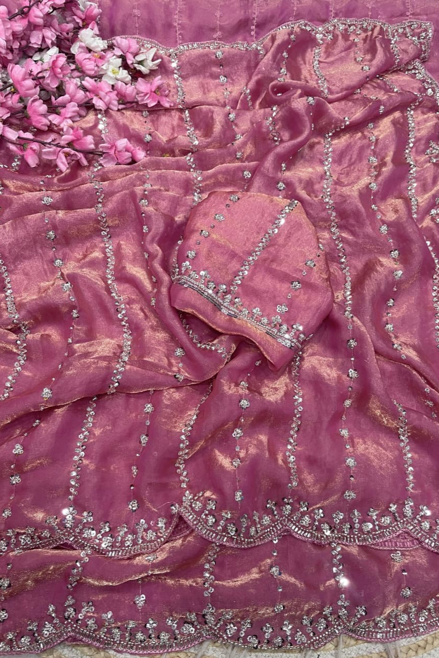 Wind’s Embrace Fancy Silk Saree