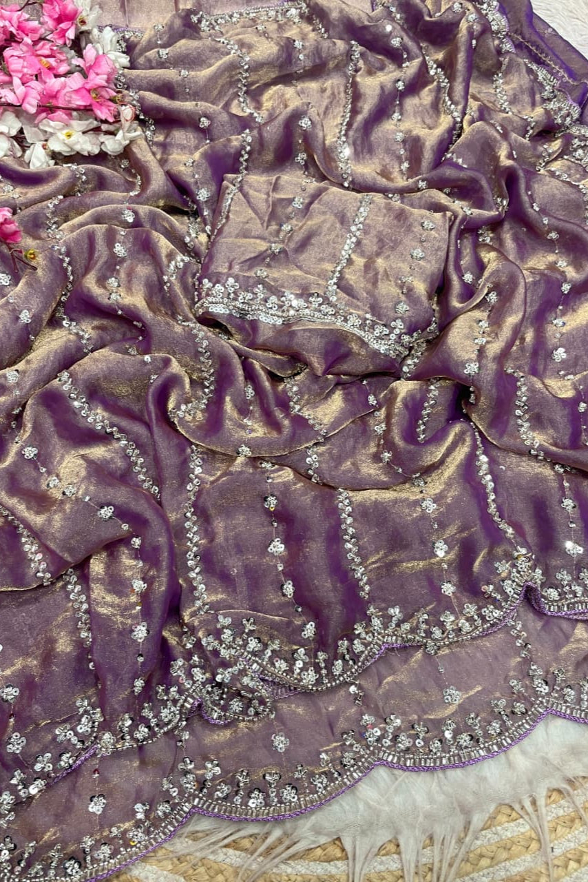 Wind’s Embrace Fancy Silk Saree