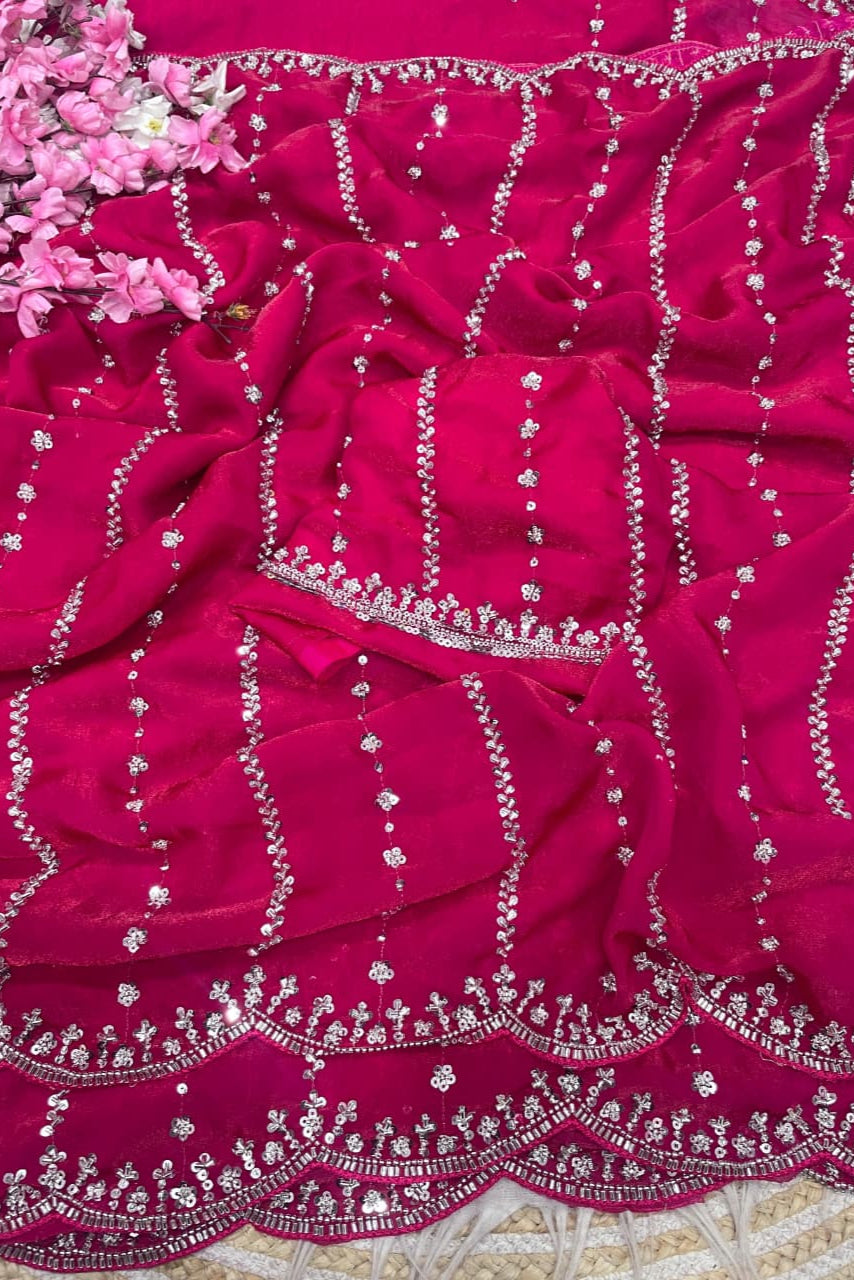 Wind’s Embrace Fancy Silk Saree