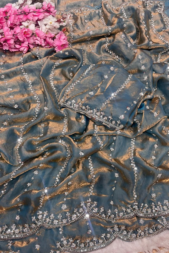 Wind’s Embrace Fancy Silk Saree