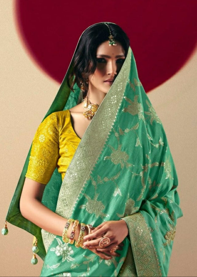 Sutra of Love Fancy Dola Viscous Silk Saree