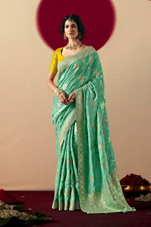 Sutra of Love Fancy Dola Viscous Silk Saree