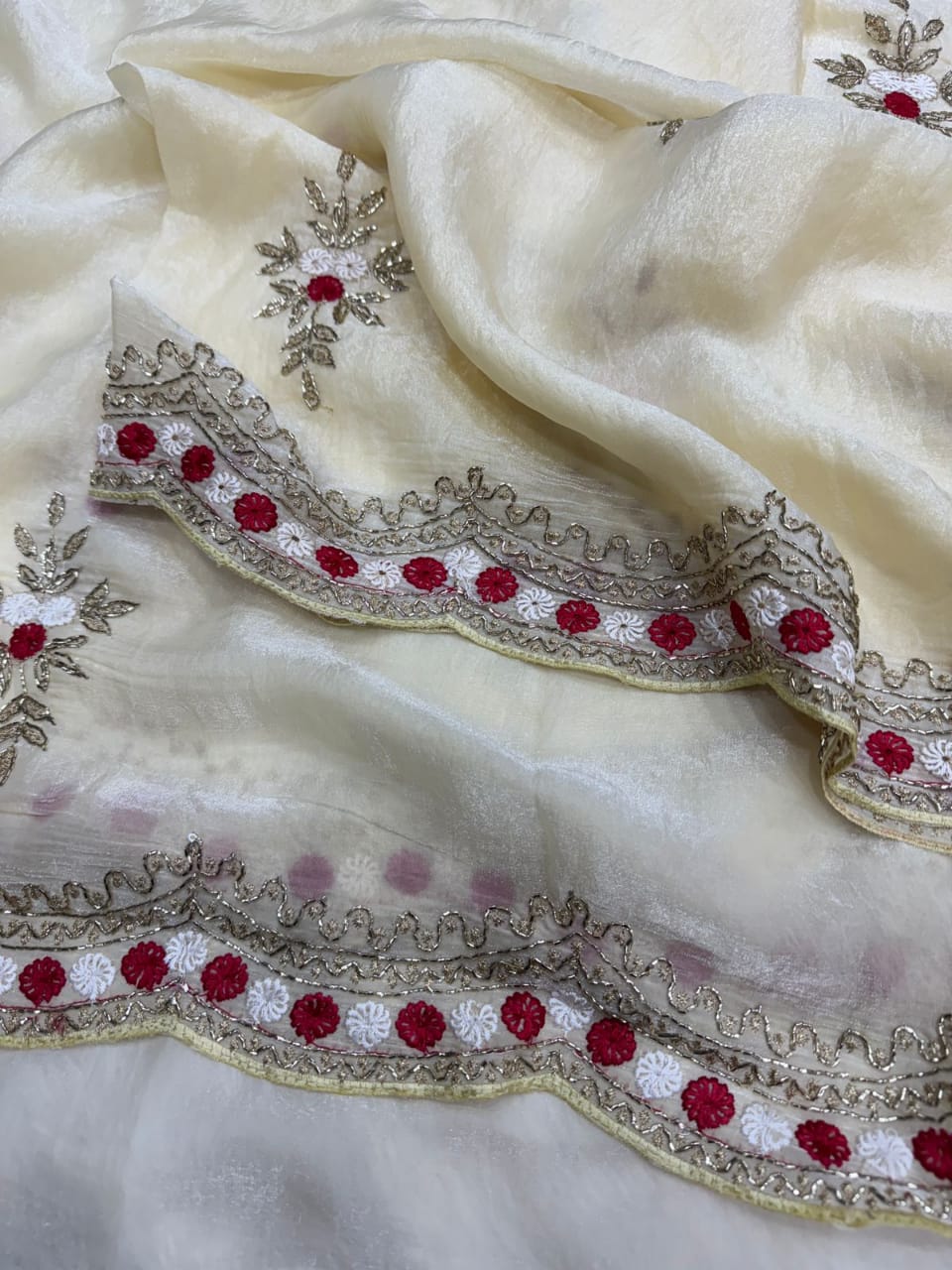 Aurora Drapes Fancy Silk Saree