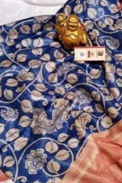 Aabhaangi Ghicha Tussar Silk Saree