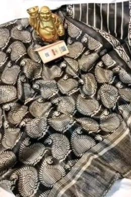 Aabhaangi Ghicha Tussar Silk Saree