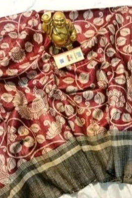 Aabhaangi Ghicha Tussar Silk Saree
