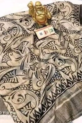Aabhaangi Ghicha Tussar Silk Saree
