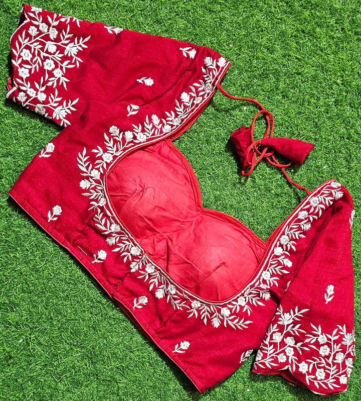 Heart Throb - Vichitra Silk Blouse