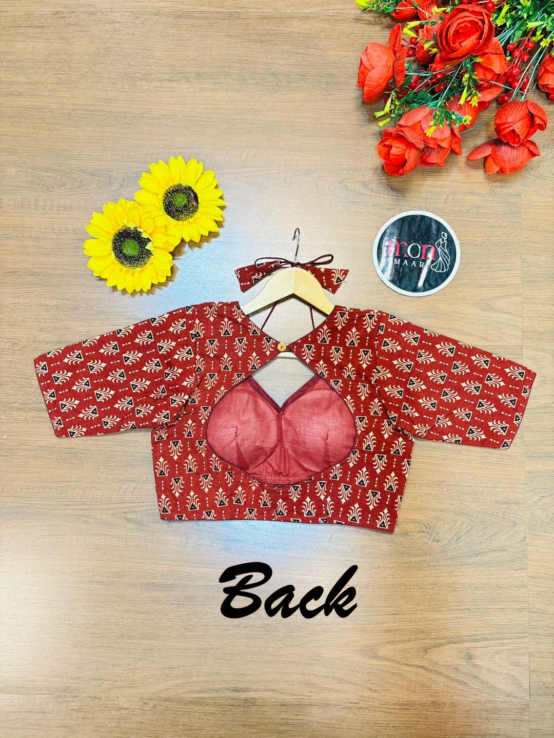 Ajrakh Style Masaba Cotton Blouse