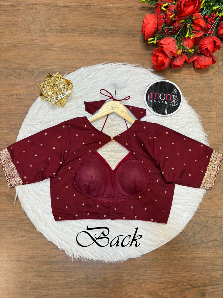 Ritzy Fun- Masaba Style Fancy Silk Blouse