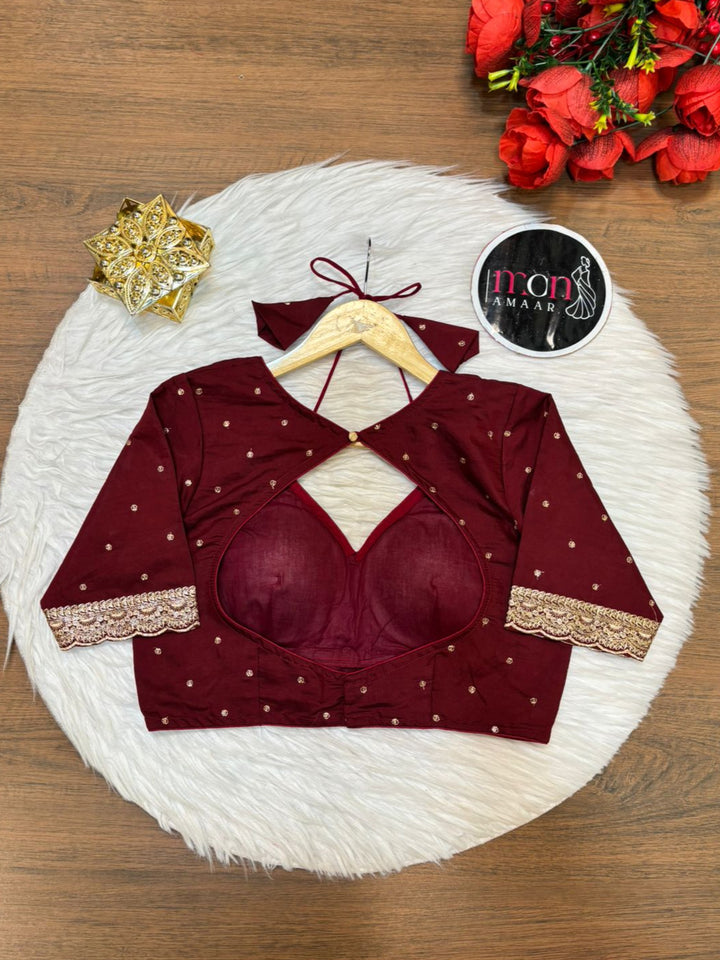 Ritzy Fun- Masaba Style Fancy Silk Blouse