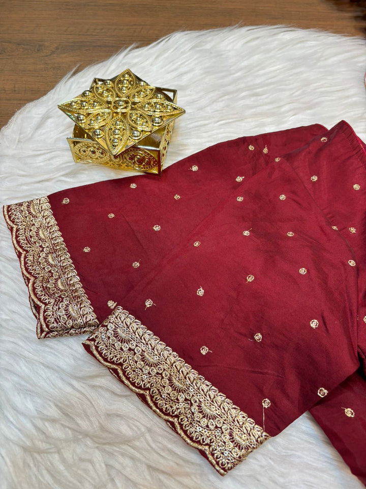 Ritzy Fun- Masaba Style Fancy Silk Blouse