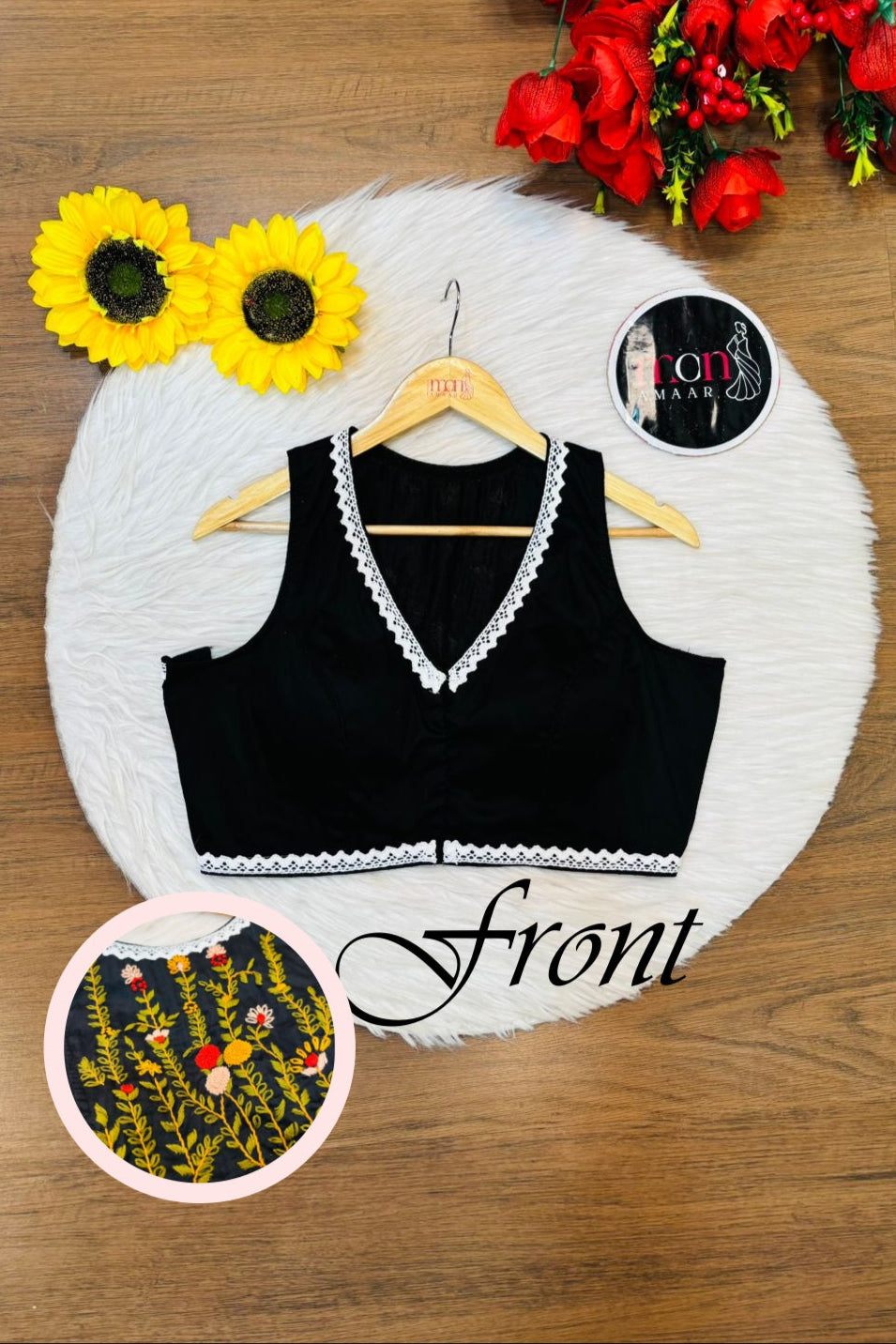 Magical Lace Work - Designer Blouse