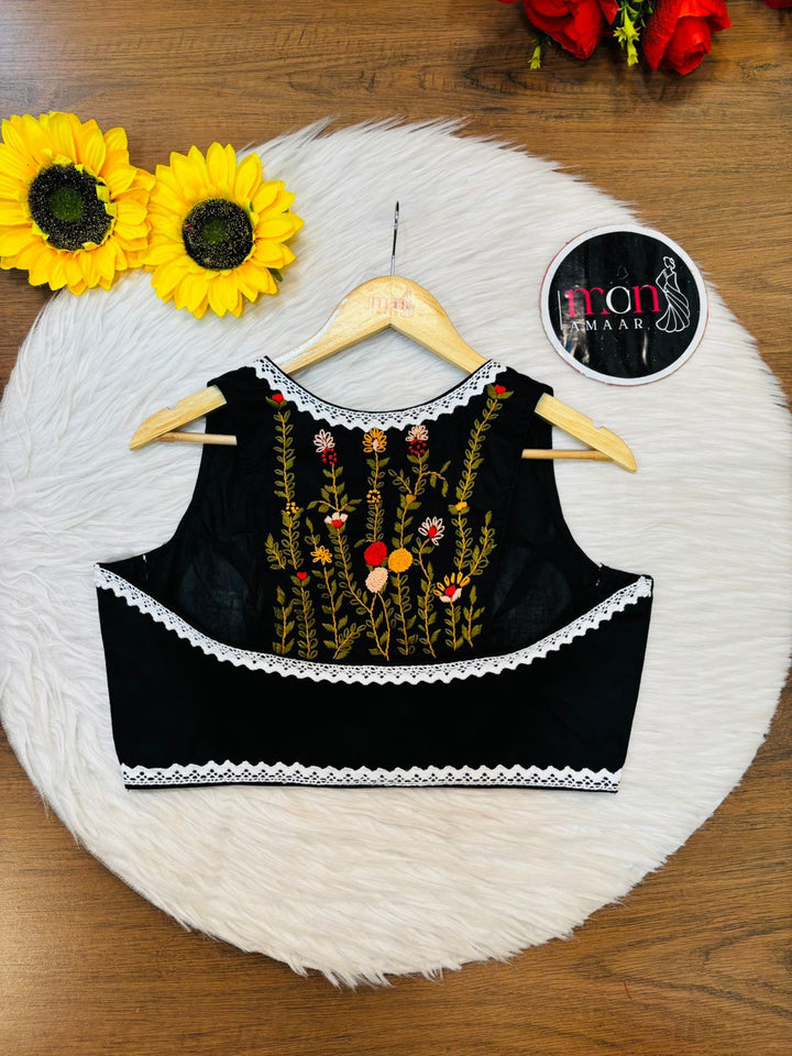 Magical Lace Work - Designer Blouse