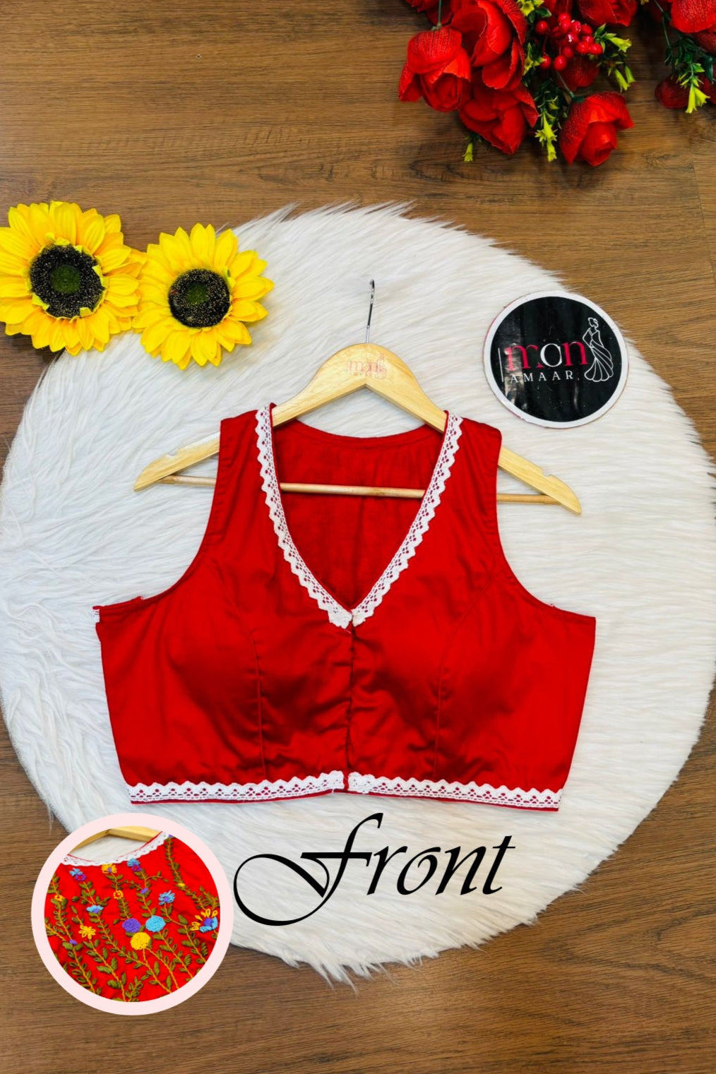 Magical Lace Work - Designer Blouse