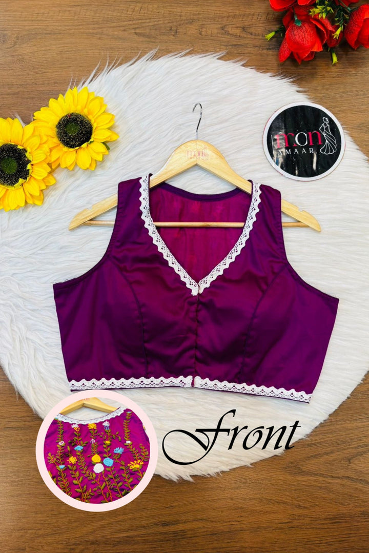 Magical Lace Work - Designer Blouse