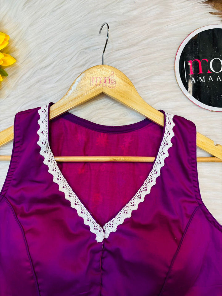 Magical Lace Work - Designer Blouse