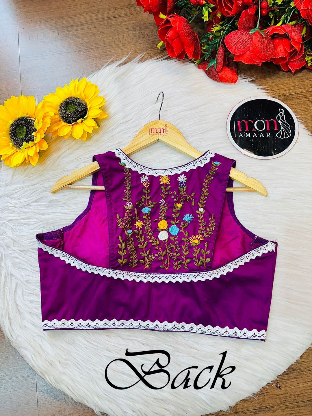 Magical Lace Work - Designer Blouse