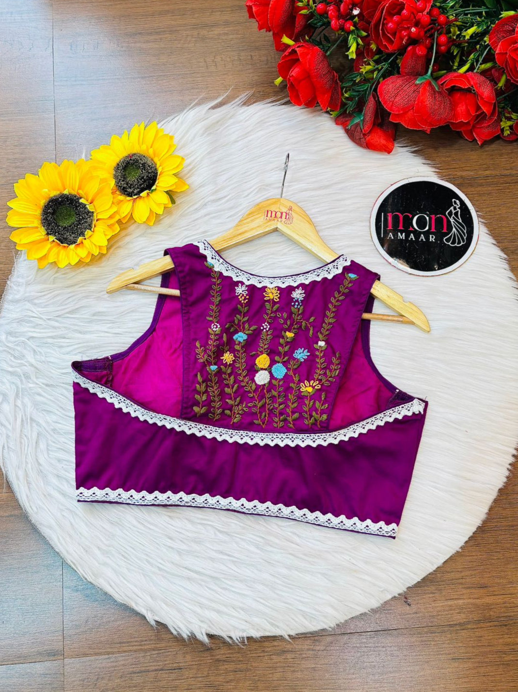 Magical Lace Work - Designer Blouse
