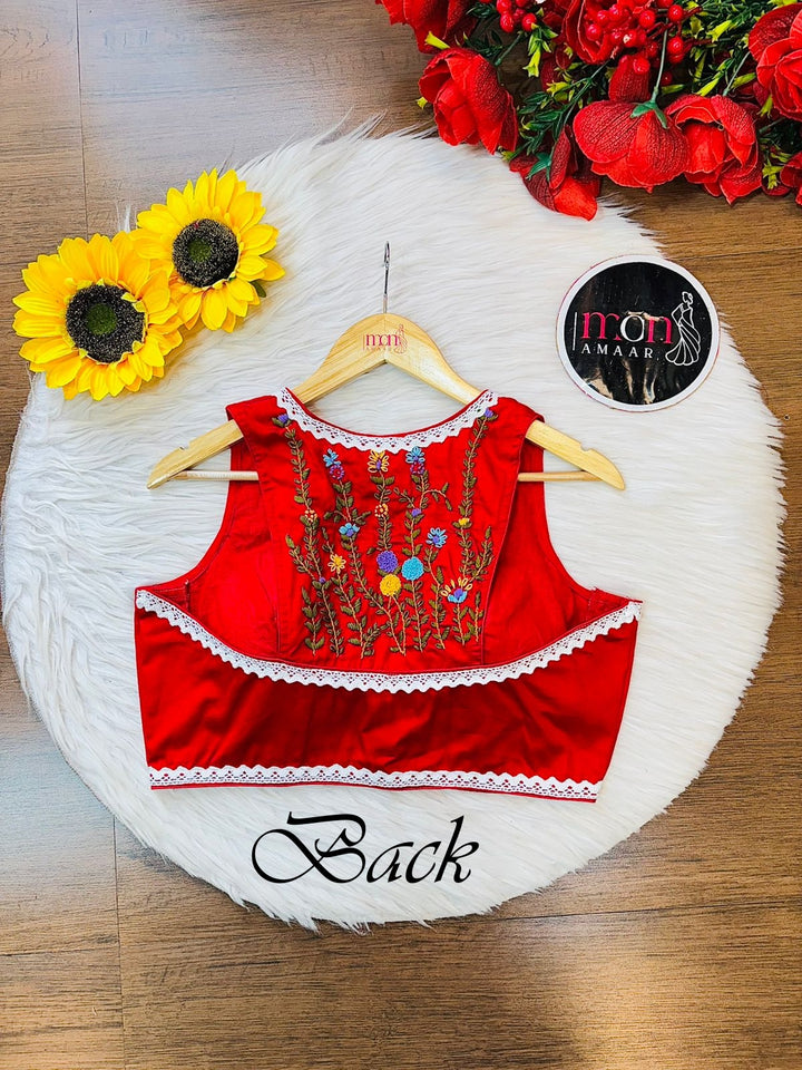 Magical Lace Work - Designer Blouse