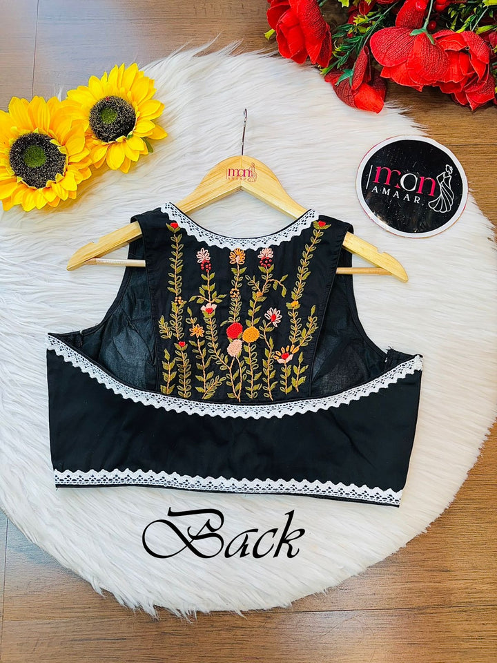 Magical Lace Work - Designer Blouse