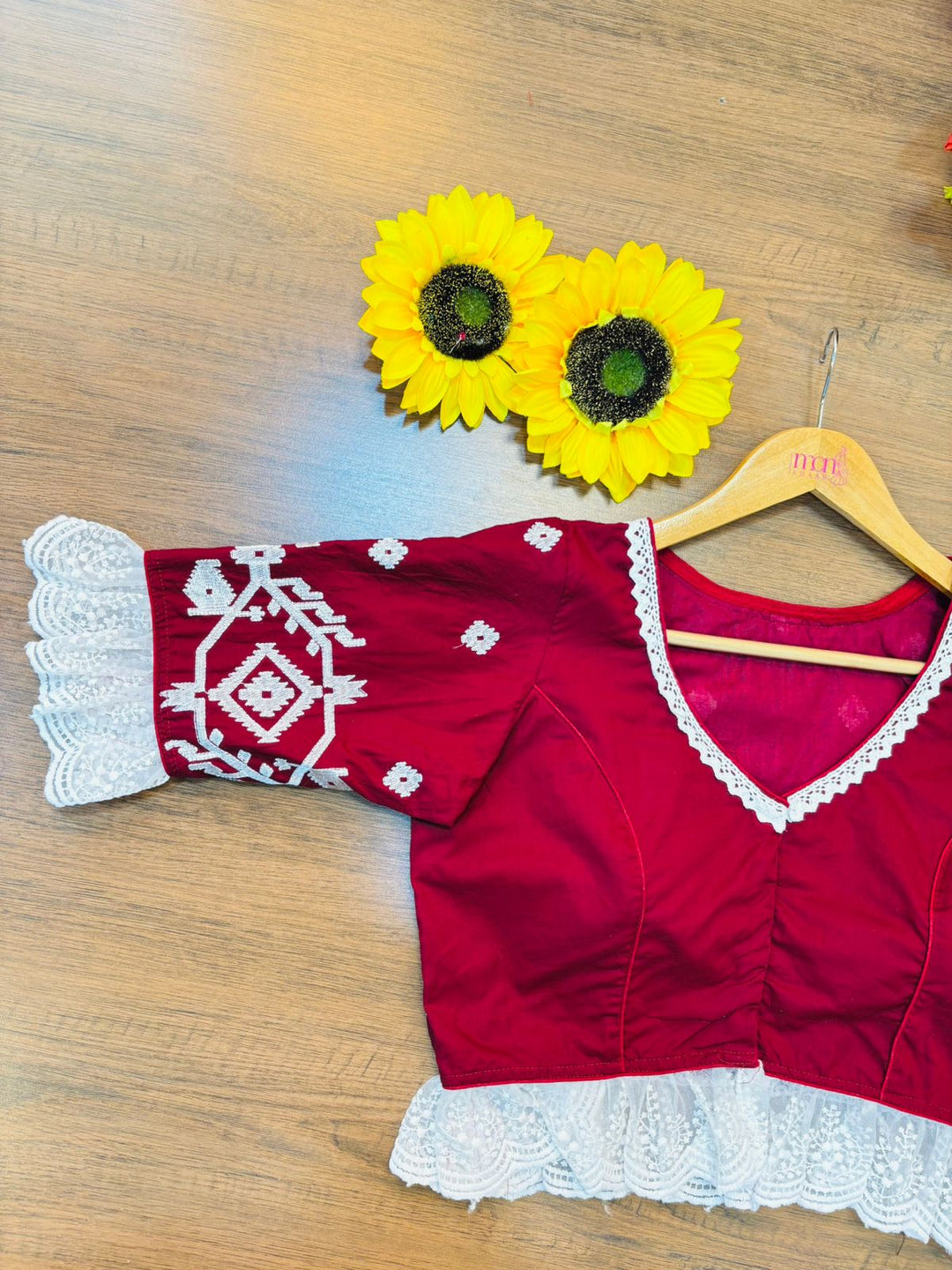 Dhara- Khadi Cotton Designer Blouse