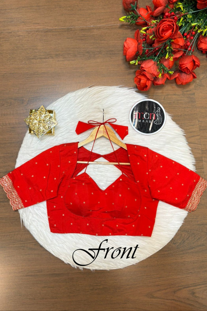 Ritzy Fun- Masaba Style Fancy Silk Blouse