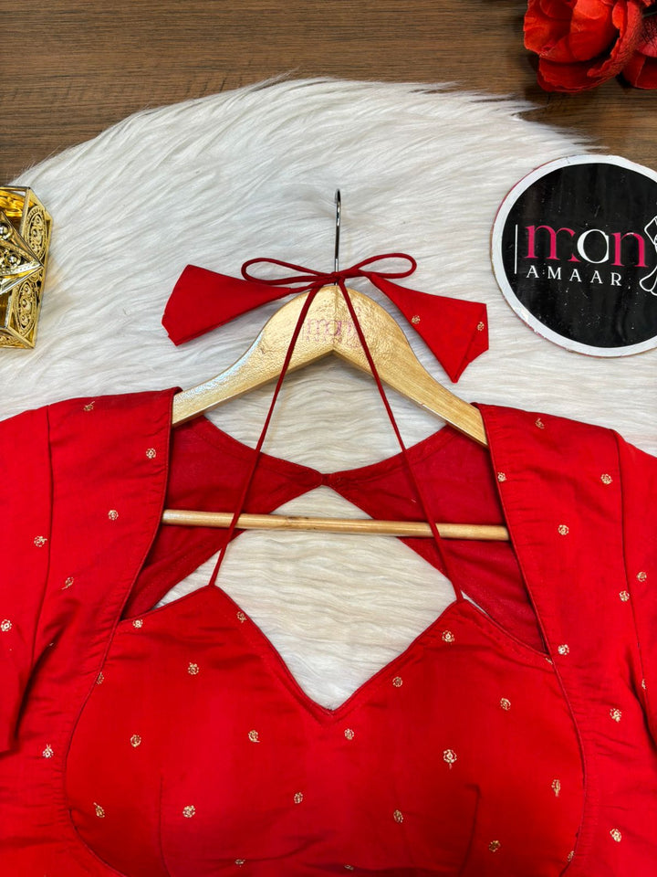 Ritzy Fun- Masaba Style Fancy Silk Blouse