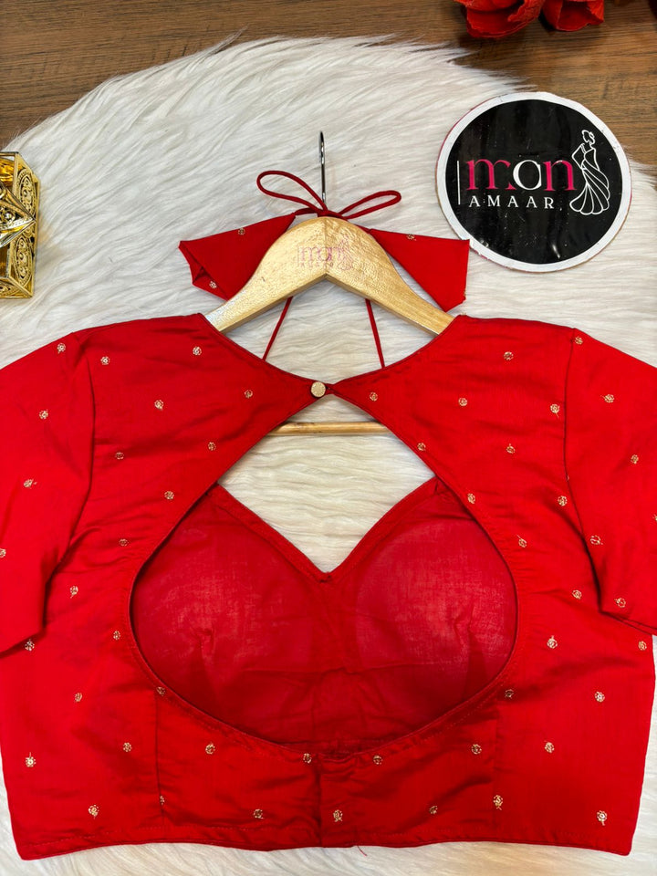 Ritzy Fun- Masaba Style Fancy Silk Blouse