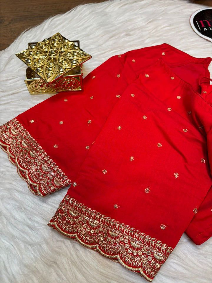 Ritzy Fun- Masaba Style Fancy Silk Blouse