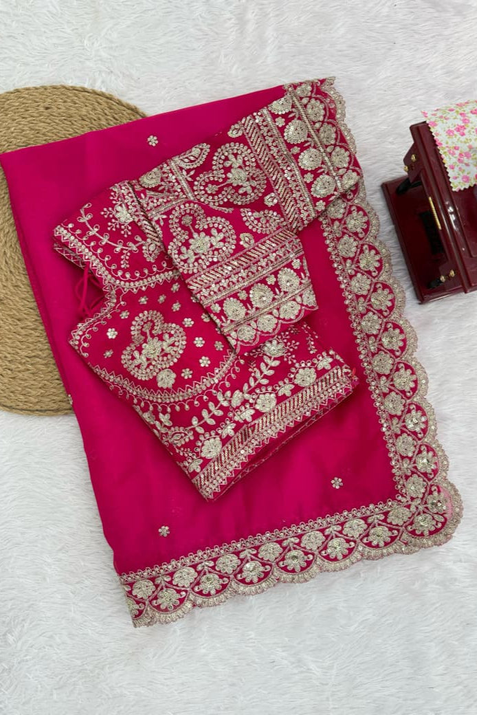 Pearl Breeze Tabby Silk Saree